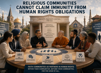 Religious Communities Cannot Claim Immunity From Human Rights Obligations